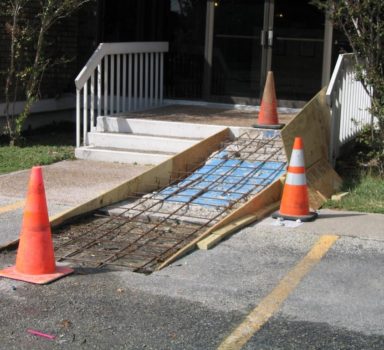 Stairs to Wheelchair Ramp Conversion